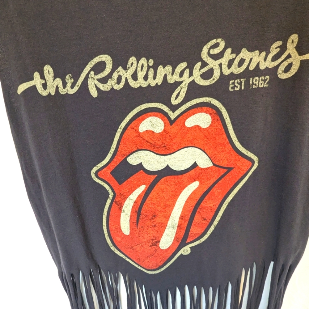 Crop Tank Top Rolling Stones Logo